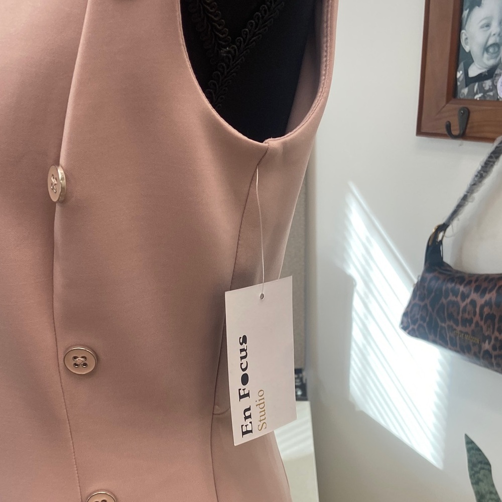 Enfocus Studio Soft Pink Midi Dress - Picture 5 of 7